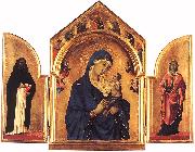 Duccio di Buoninsegna Triptych dfg oil